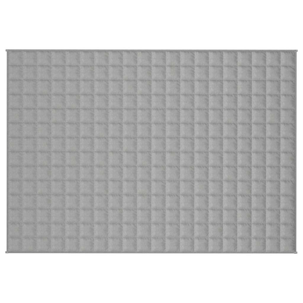 Koc obciążeniowy, szary, 140x200 cm, 6 kg, tkanina vidaXL - 4
