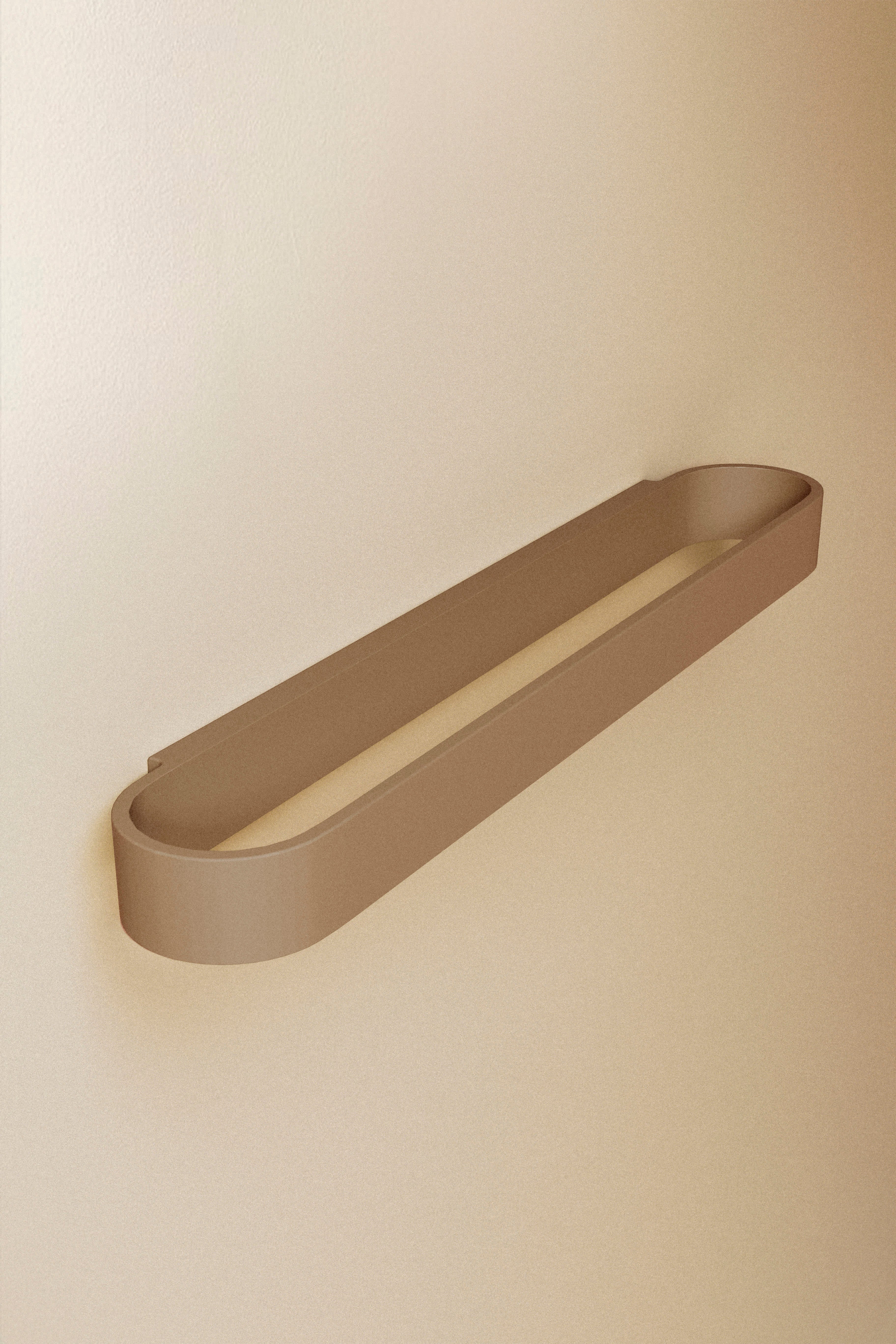 Cosmic Kubic Barre Porte-serviettes à Coller, Noir Mat - WJP036D1030036