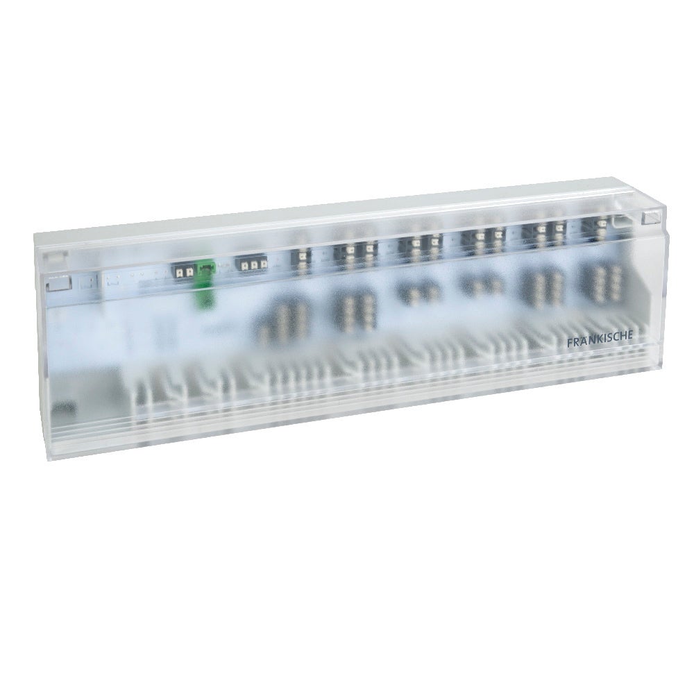 Bloc cu terminale pentru legarea actuatoarelor si termostatelor PROFITHERM - FRANKISCHE-Cu control pentru pompa - 230 V
