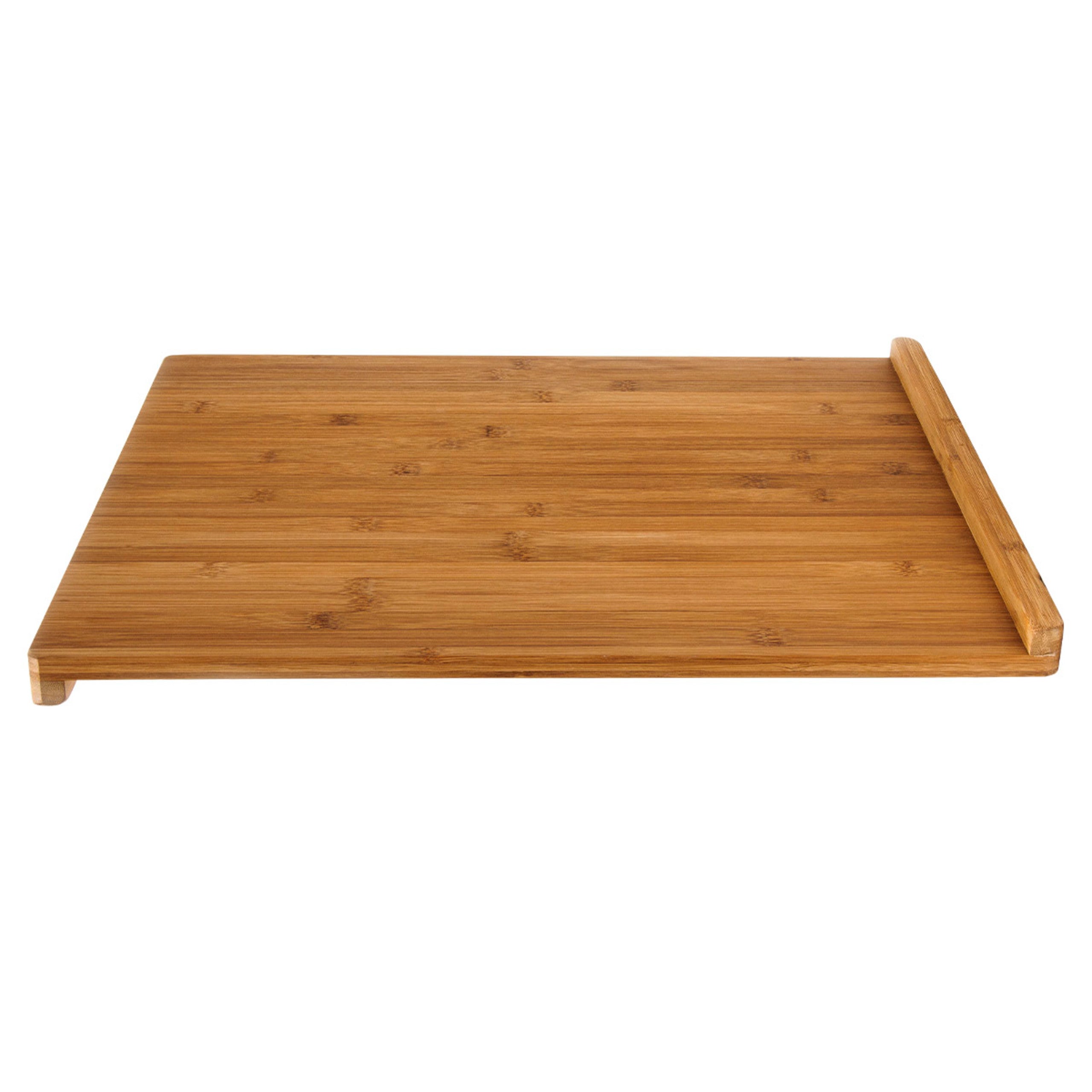 Tagliere in Bambù, Accessori per la Cucina, Ripiano per Tagliare XL, H x L x P: 2,5 x 38 x 45 cm, Marrone, Relaxdays - 3