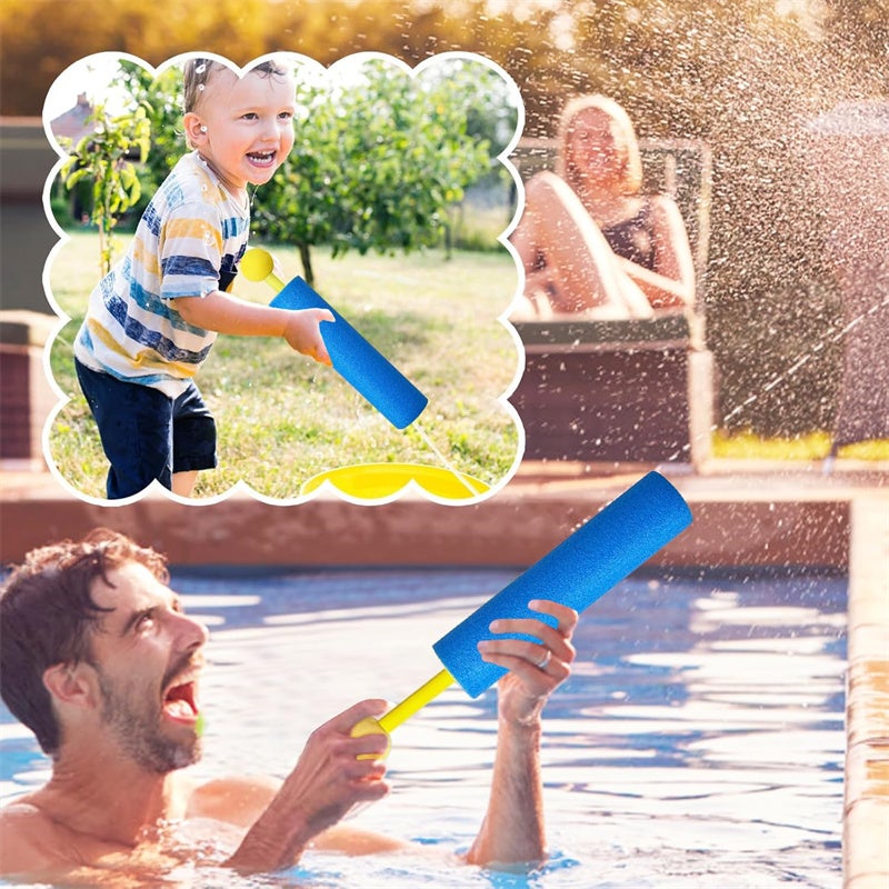 Lot de 8 pistolets à eau à mousse pour enfants et adultes, pistolets à eau super amusants pour piscine, plage, jardin, jeux d'été - 2