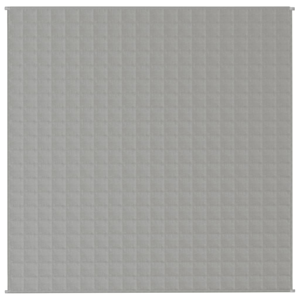 Couverture lestée Gris 200x200 cm 9 kg Tissu - 3