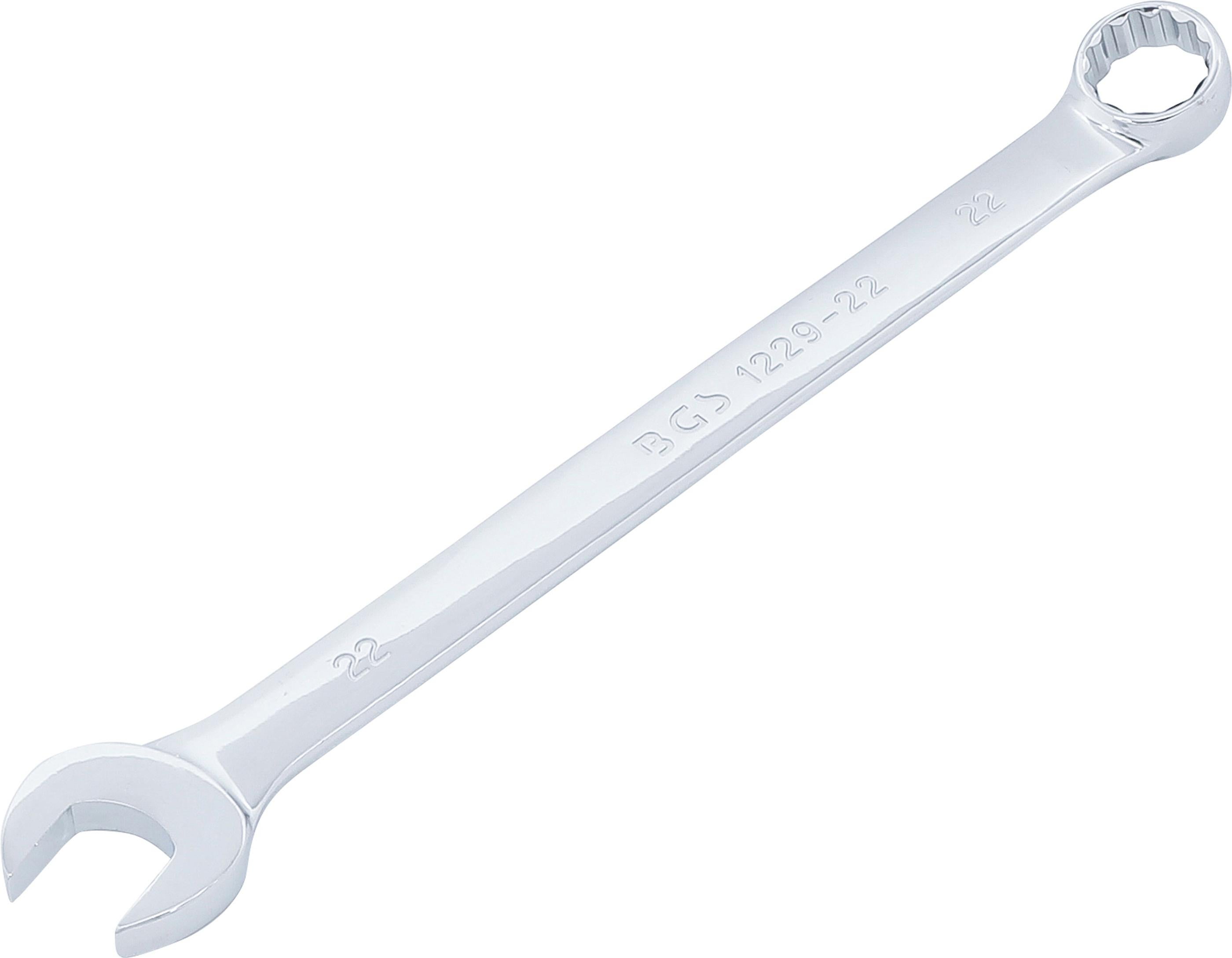 BGS 1229-22 | Chiave combinata anello-forchetta | extra lunga | 22 mm