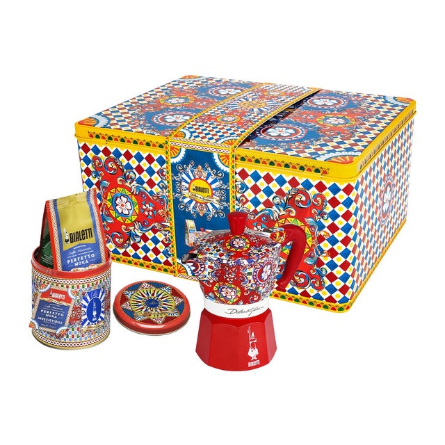 BIALETTI Set Moka Express 3 tazas Dolce & Gabbana