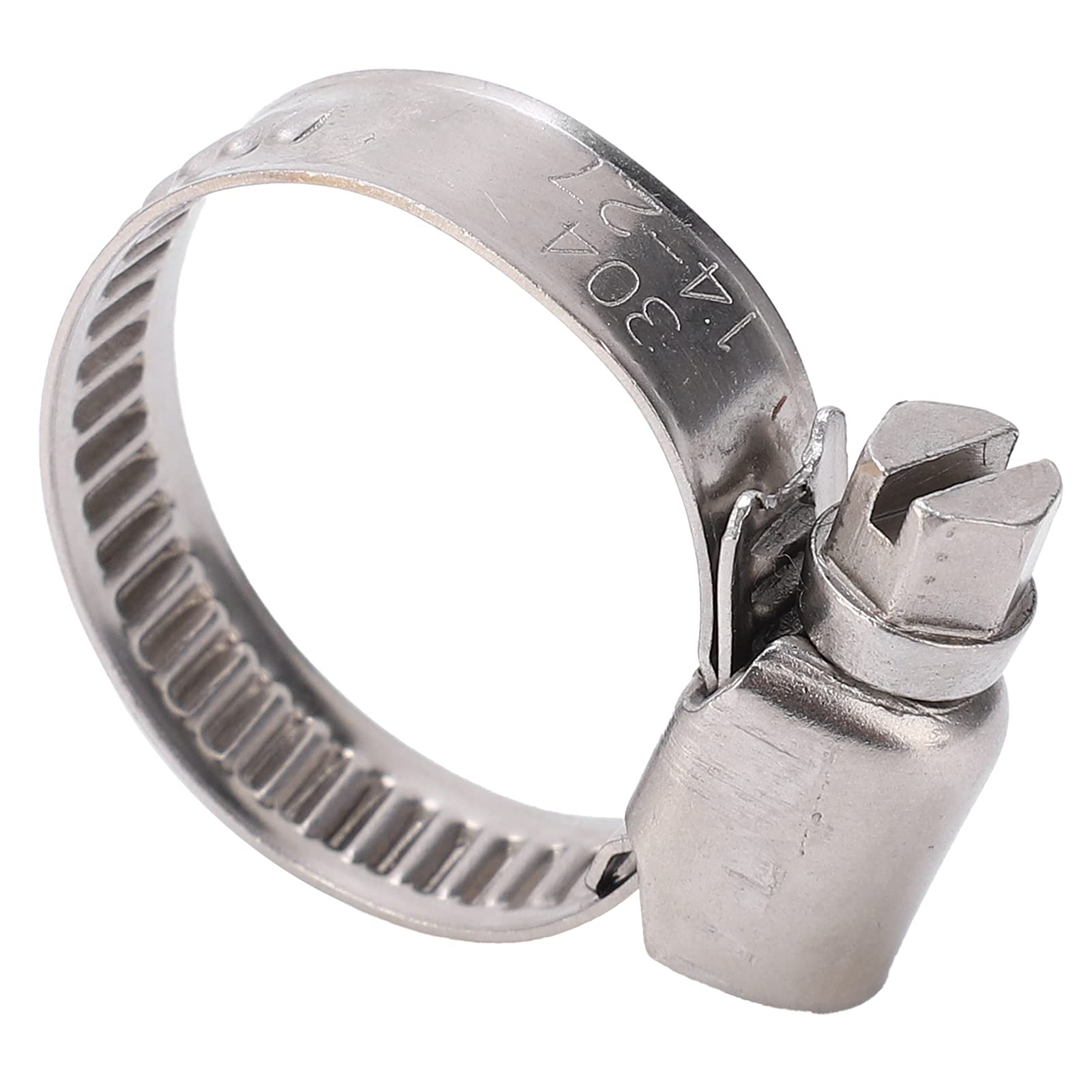 COLLIERS DE SERRAGE POUR TUYAU FLEXIBLE EN ACIER INOXYDABLE 304 DE STYLE ALLEMAND 14-27MM - 7