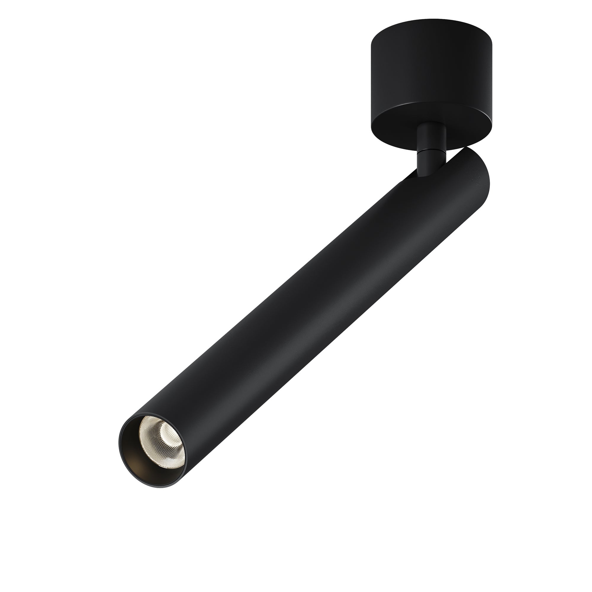 Reflektor sufitowy spot natynkowy okrągły Focus T czarny LED 6W 3000K 270lm wym: 34,1 x 3 x 3 cm aluminium Maytoni