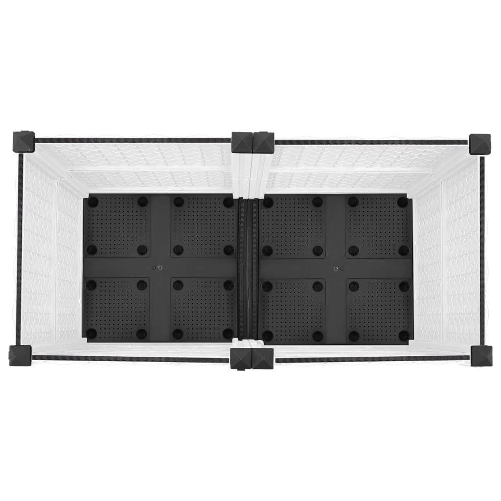 Maison Exclusive - Fioriera Rialzata 80x40x38 cm in Polipropilene - 6