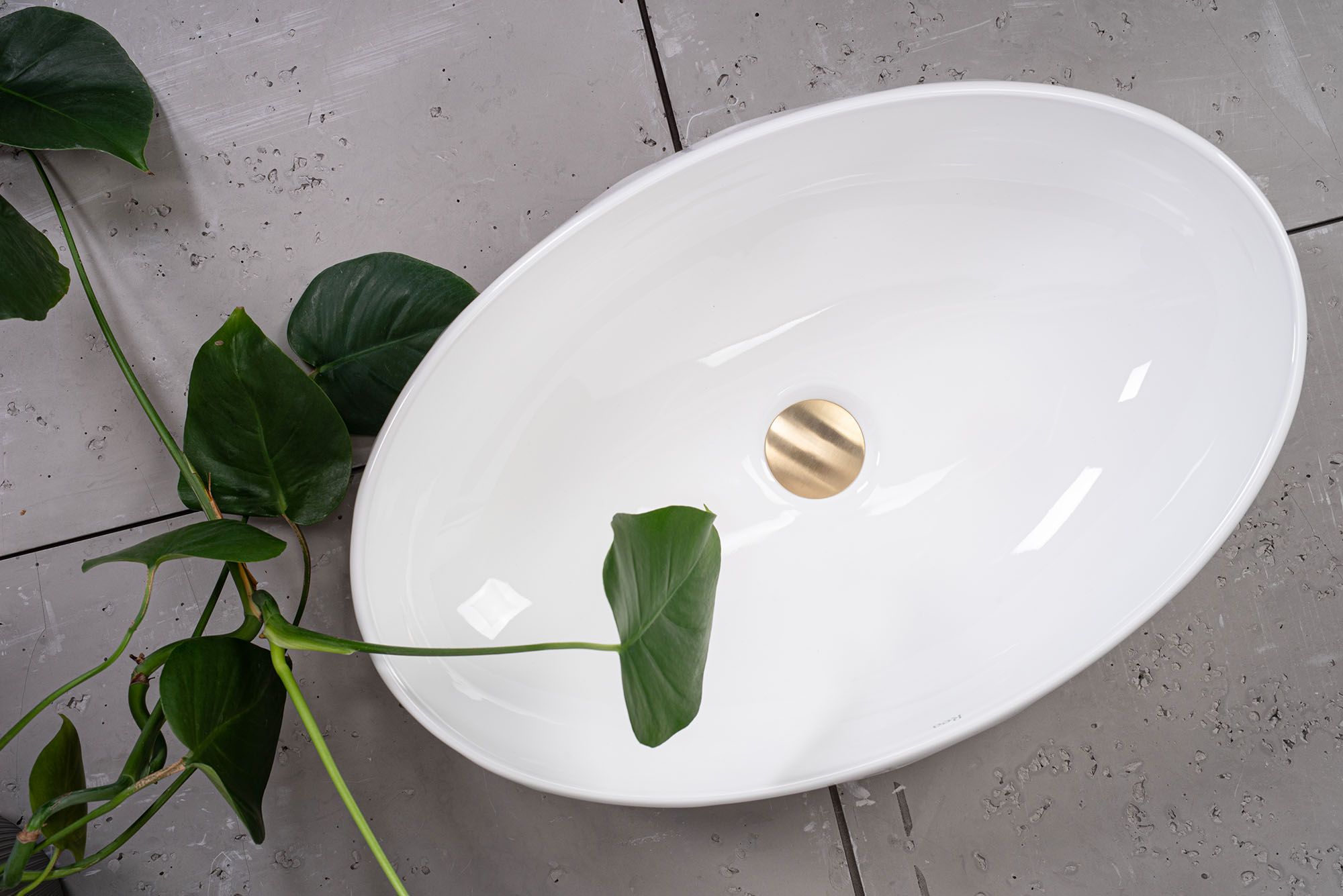 Umywalka Nablatowa Rea Maya Biały 60 X 39 - 4