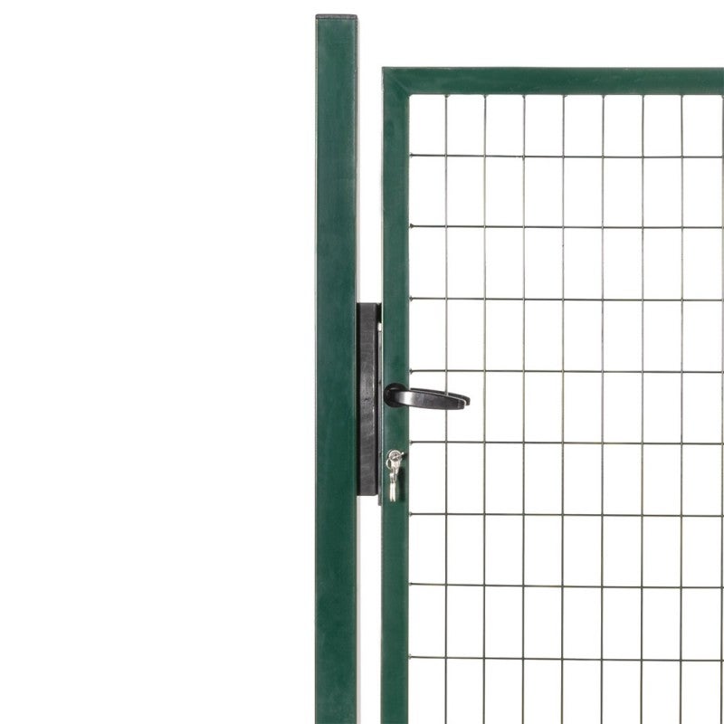 Portillon grillagé en acier galvanisé maille 100 x 50 L 1m x H 1m00 Vert - 4