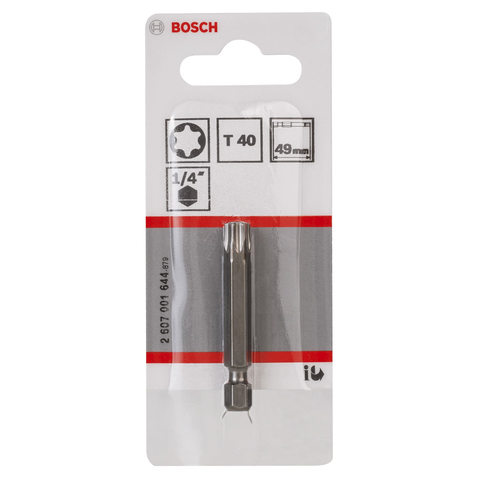 1 Embout De Vissage Qualite Extra-Dure T40 Emmanchement Hexagonal 49mm - 3