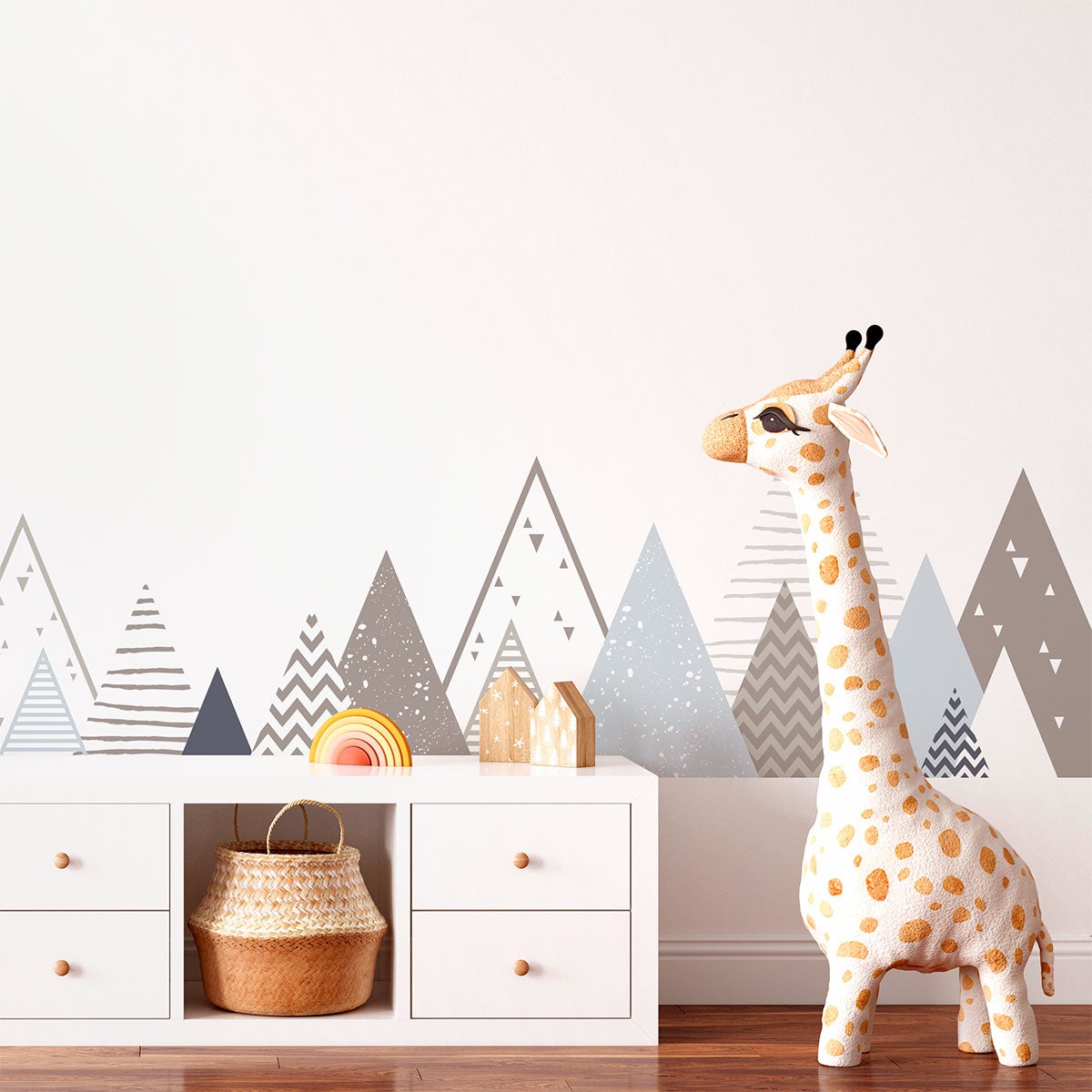 Adesivo bambino di montagna scandinavo valenrika - Sticker adesivo - adesivi murali - 70X115cm - 7