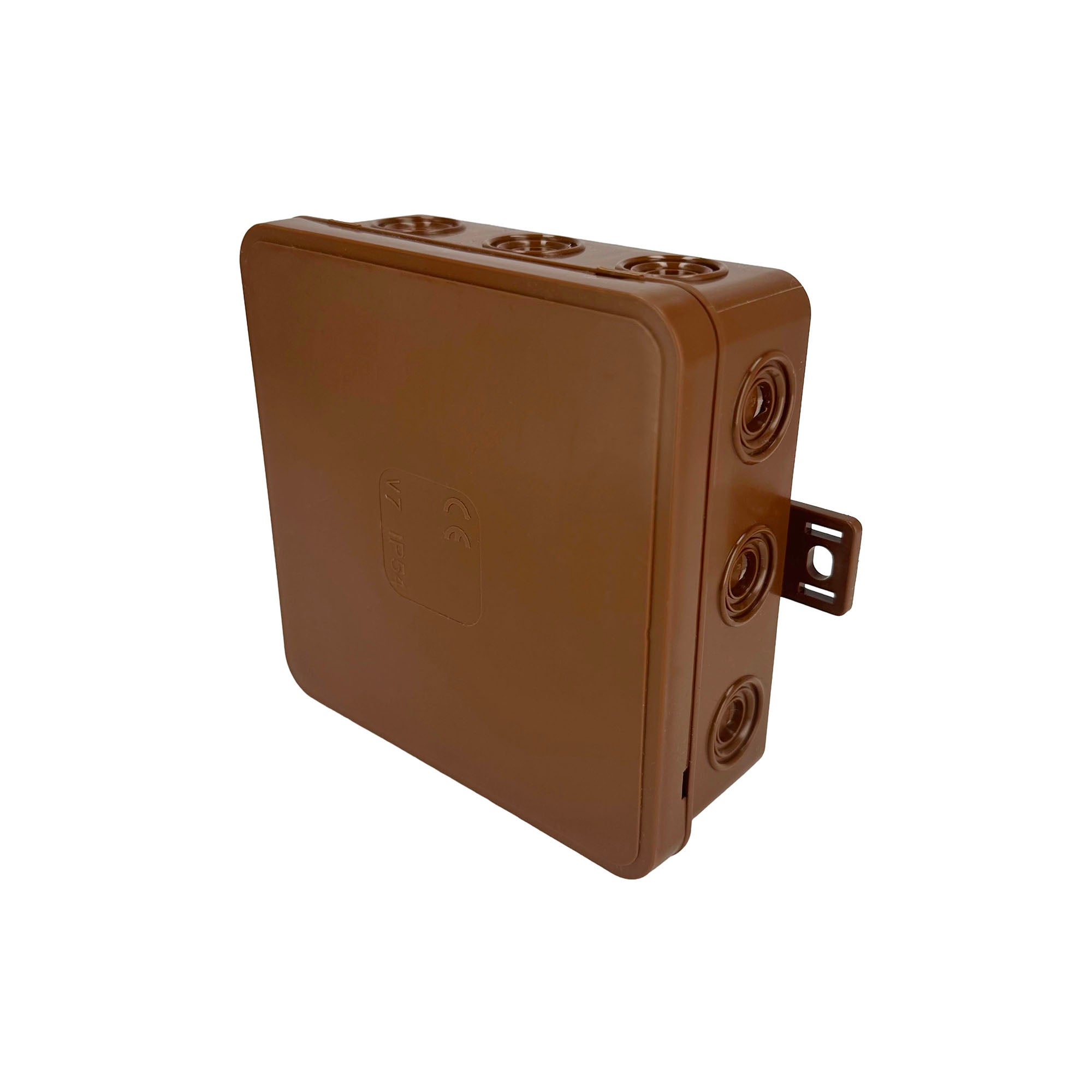Boite de dérivation étanche IP55 carrée 100x100x50mm - Zenitech | Leroy Merlin