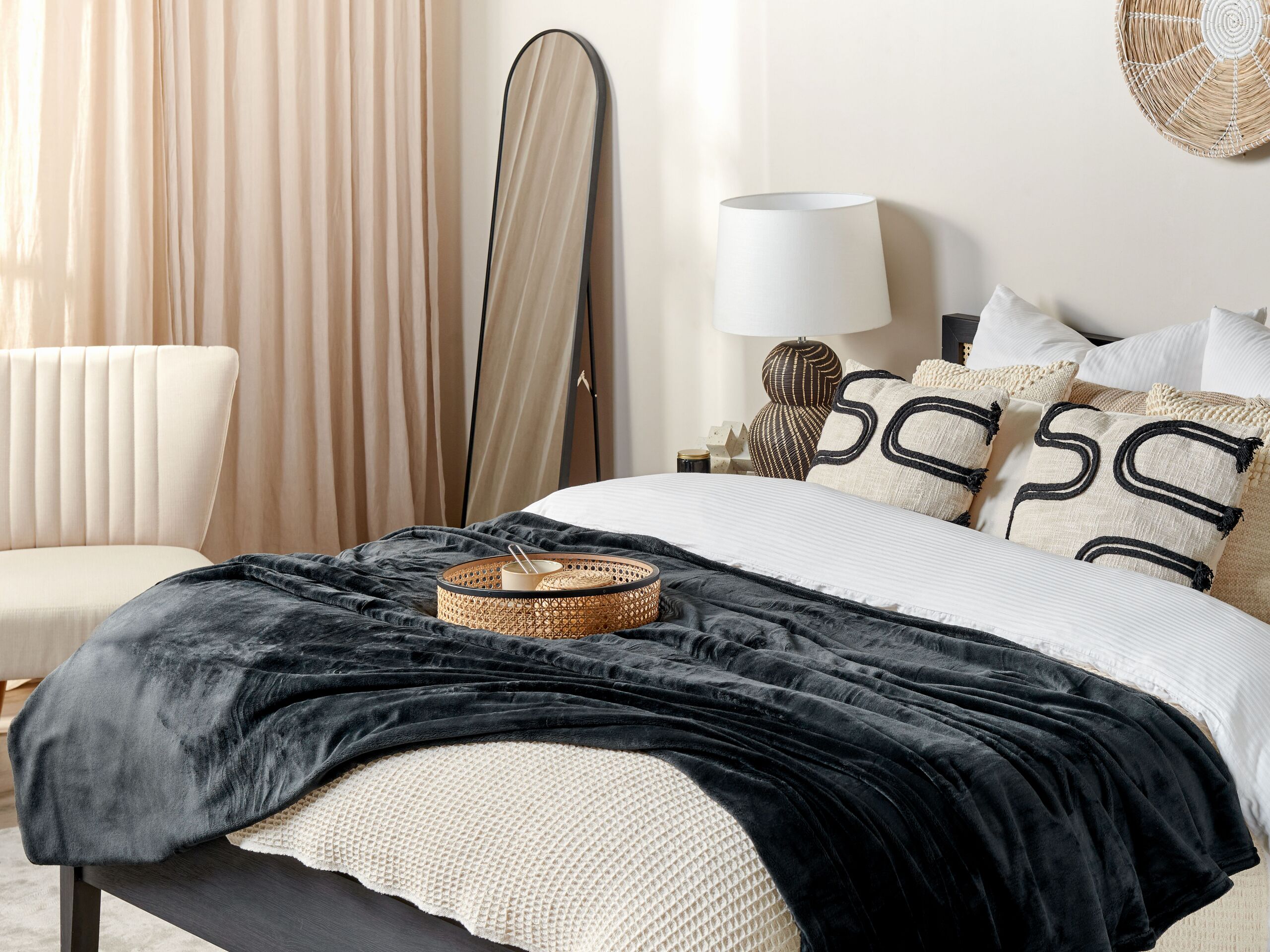 Couverture BAYBURT 200 x 220 cm Noir - 2