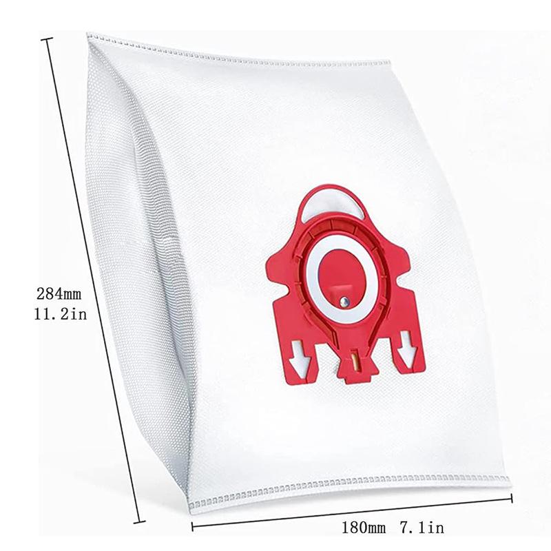 10 Sacchetti Aspirapolvere + Filtro Per Miele Complete C3 Cat & Dog Powerline - Compatibili, In Microfibra