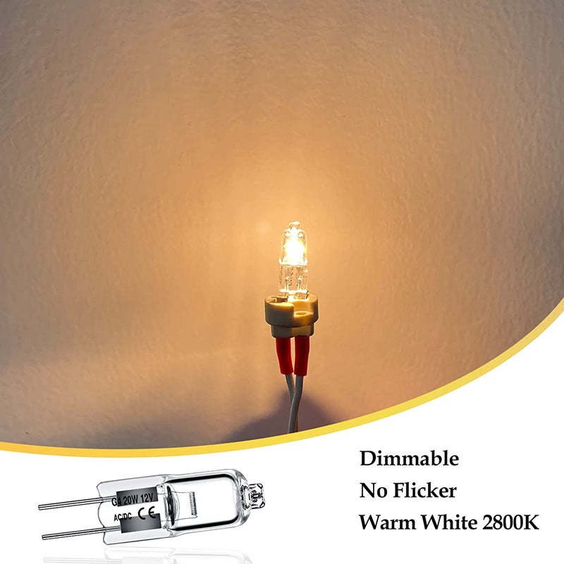 Ampoule LED G4 Lot de 3 ampoules halogènes culot G4, 375 Lumens, 2900 Kelvins, Blanc chaud, Dimmable - PACK3HG420W - 5