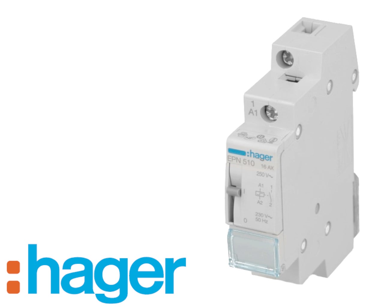 Hager - Télérupteur 16A 1F Tension de 230V - EPN510 - 2