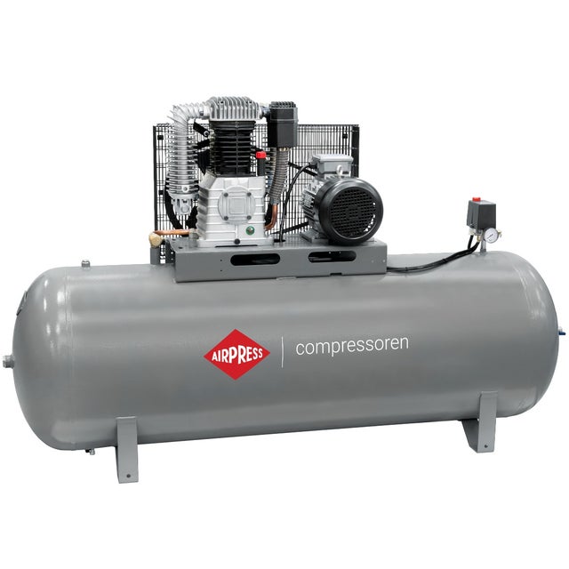 COMPRESOR DE AIRE DE DOS PISTONES AIRPRESS HK 1000-500 11 BAR 7,5 CV / 5,5 KW 400 V 665 L/MIN 500 L