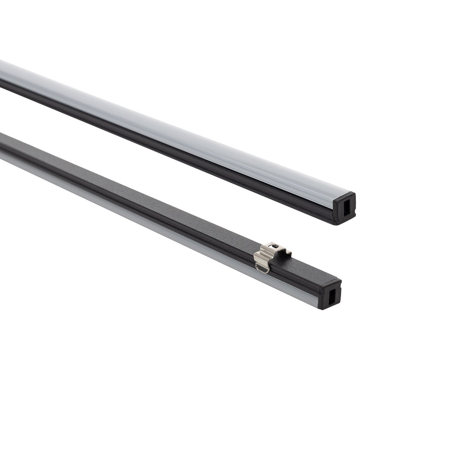 Profilé Aluminium Anodisé 2 M Pour Cache LED - Pour Bandes Lumineuses, Intérieur, Couleur Argent