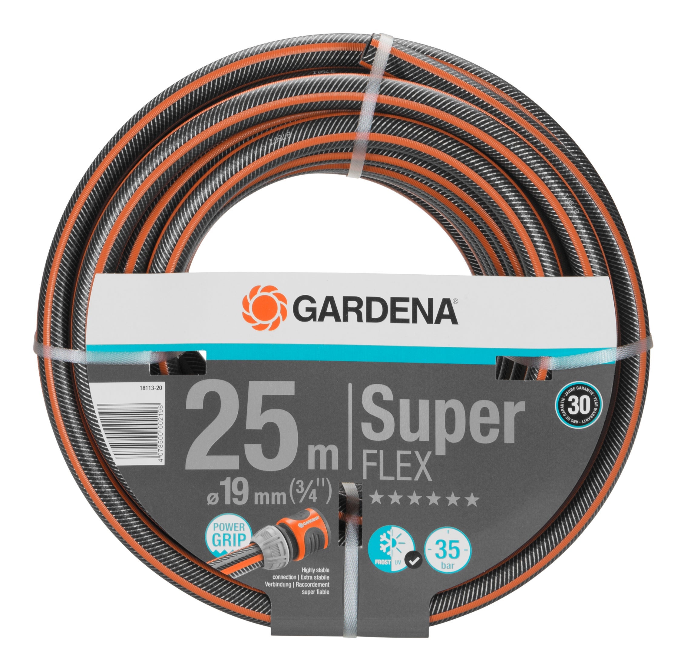 Wąż ogrodowy GARDENA Superflex dł. 25 m Śred. 19 mm