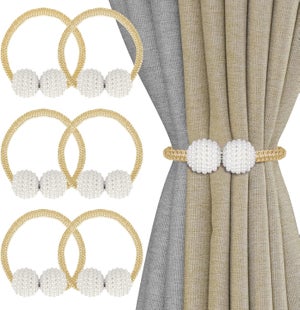 2 Ferma Tende Magnetici Da 45 Cm - Per Decorazione E Praticità In Casa - Foto 7