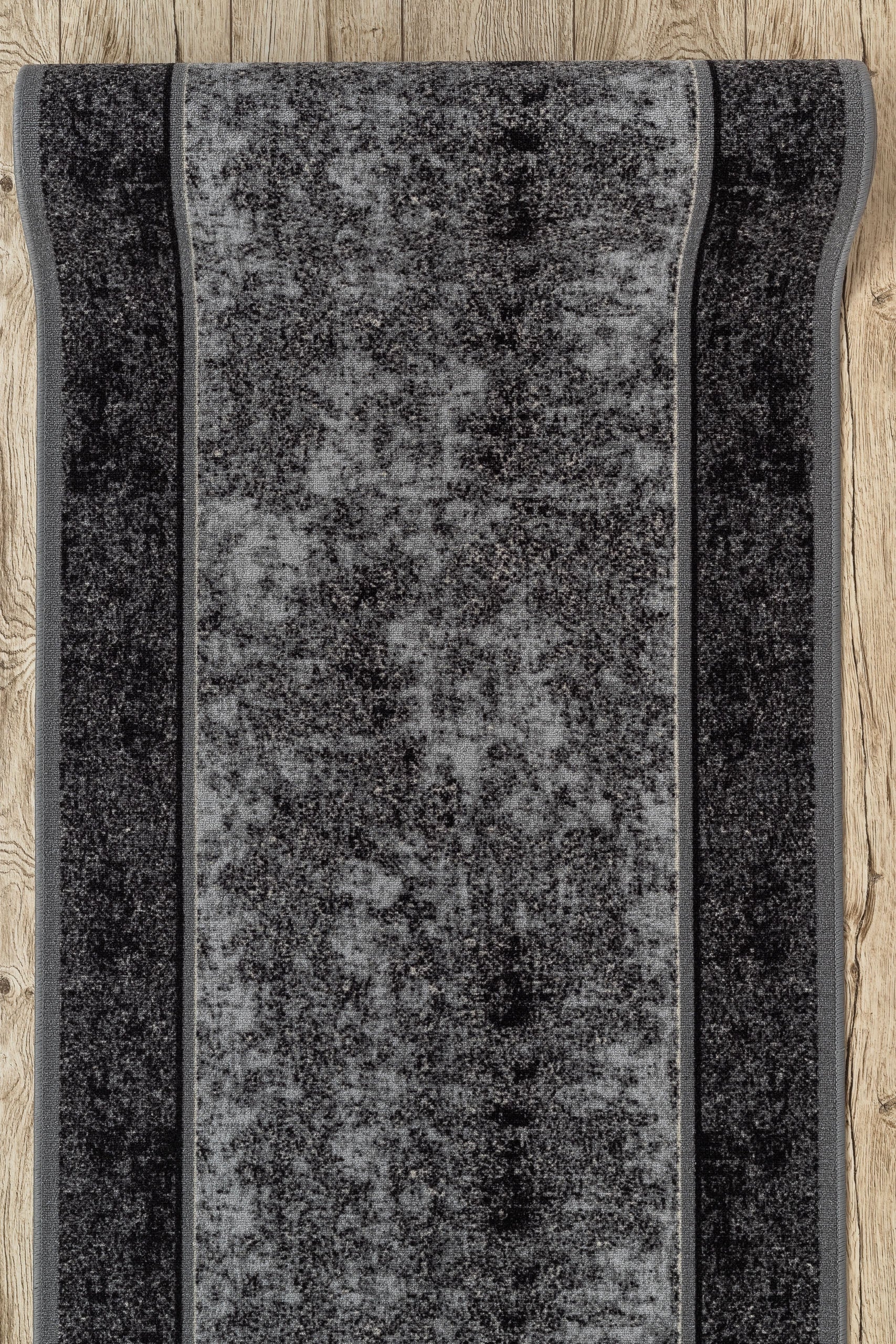 Alfombra de pasillo con refuerzo de goma 120 cm STARK gris 120x140 cm - 4