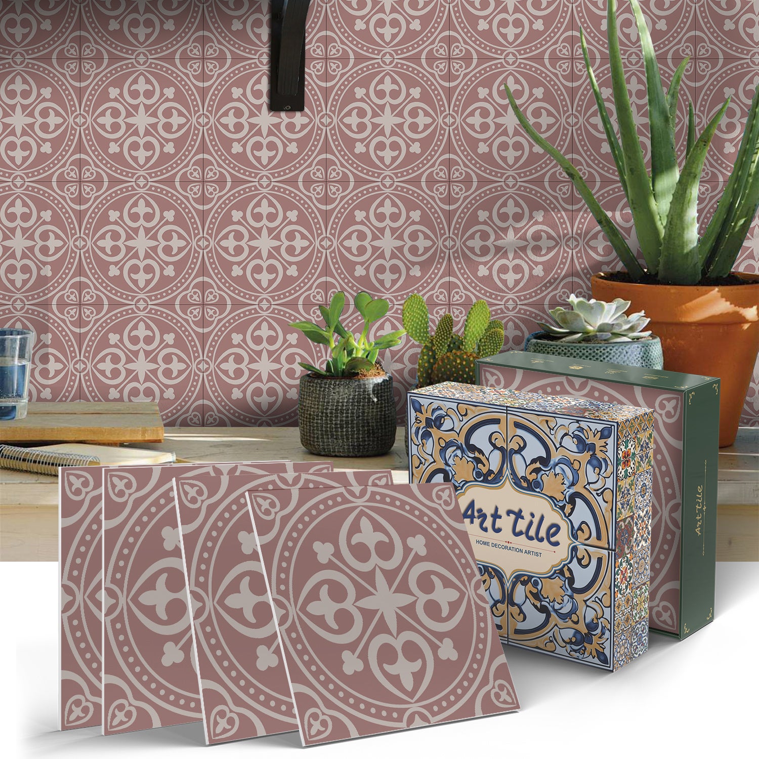 Zestaw 12 samoprzylepnych paneli ściennych 3D, płytki backsplash, naklejki dekoracyjne, wodoodporne i odporne na ciepło, 15 cm x 15 cm