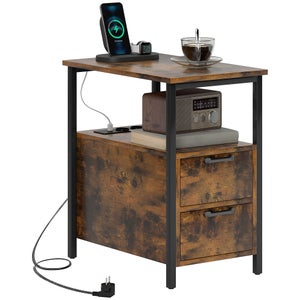 Tavolino con stazione di ricarica con 2 prese e 2 porte USB