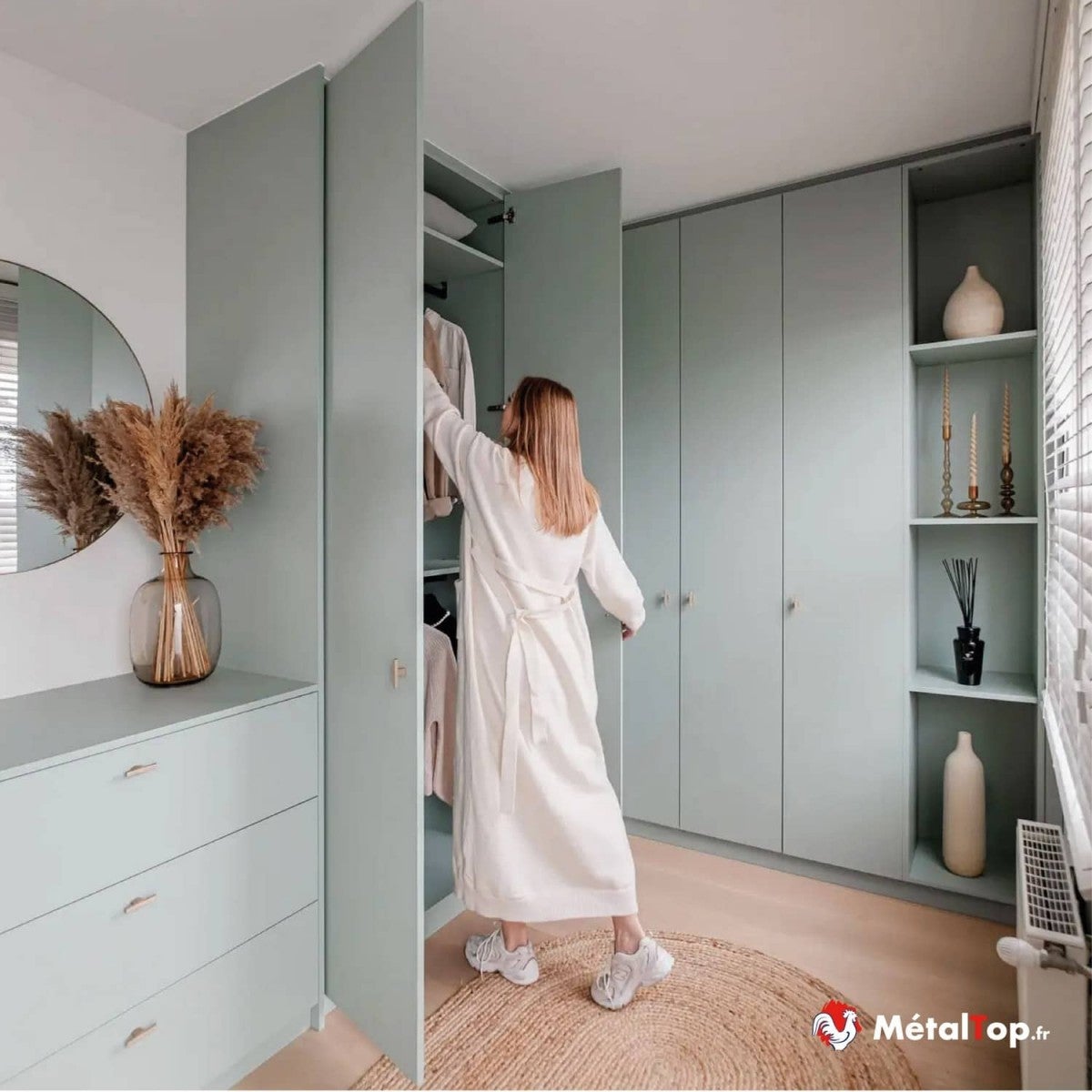 Peinture Dressing - Blanc pur - RAL 9010 - 5 L - Métaltop - 7