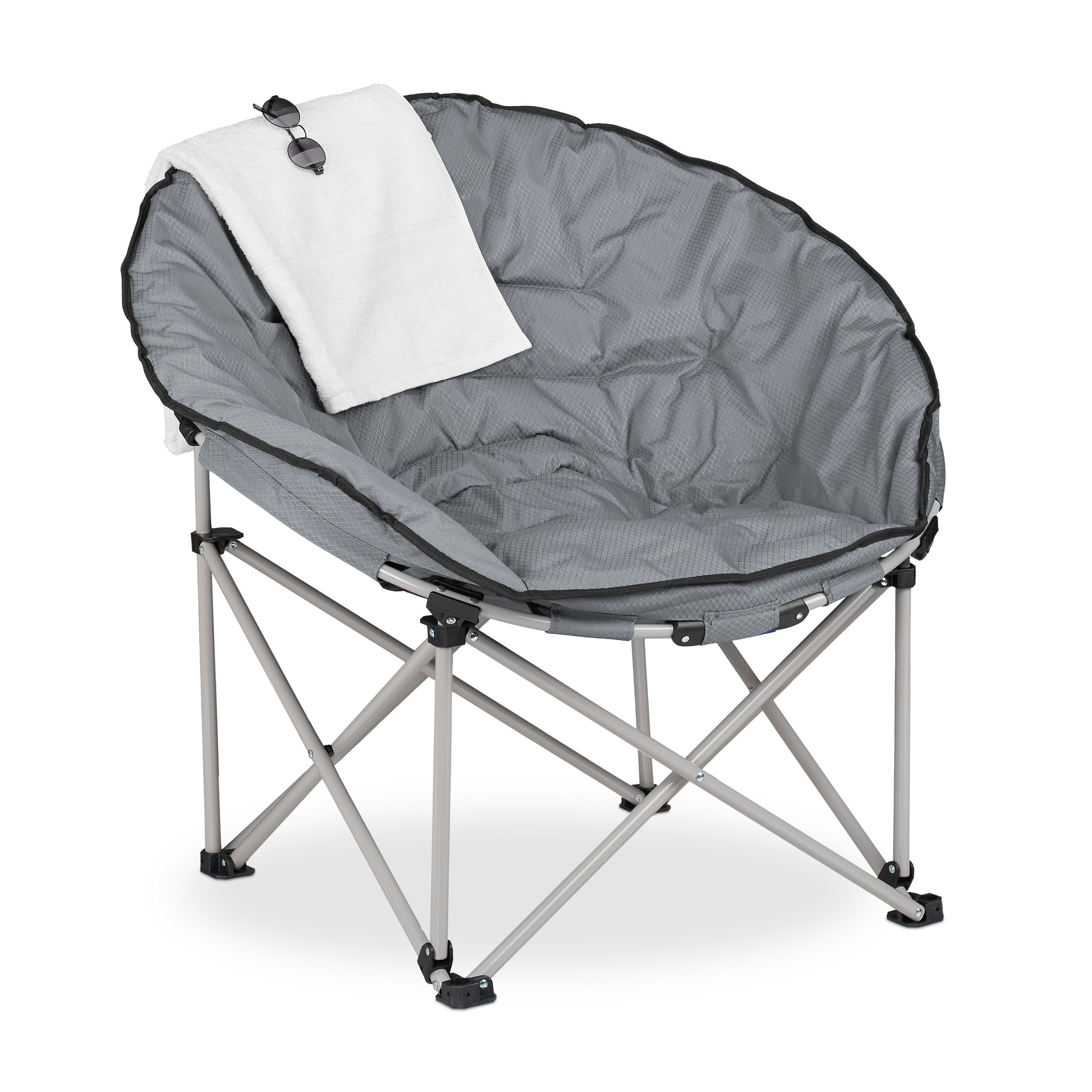 Relaxdays Chaise De Jardin Jeu De 2, Effet Bois, Résistant Et Stable, En Plastique, Pour Balcon Structure Mtallique 49829952