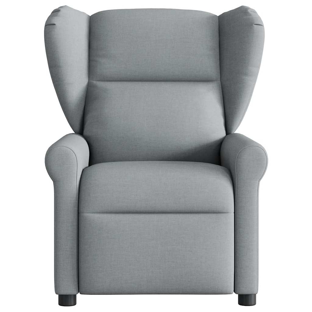 Fauteuil de massage | Fauteuil de relaxation | Chaise de relaxation inclinable électrique gris clair tissu CFW612763 - 4