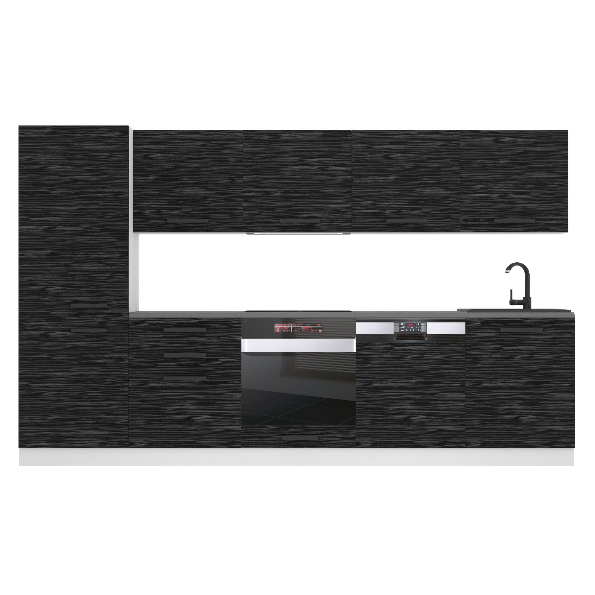 BELINI Cuisine Equipee Complete ROSE - 300 cm. Cuisine Complete Avec ...