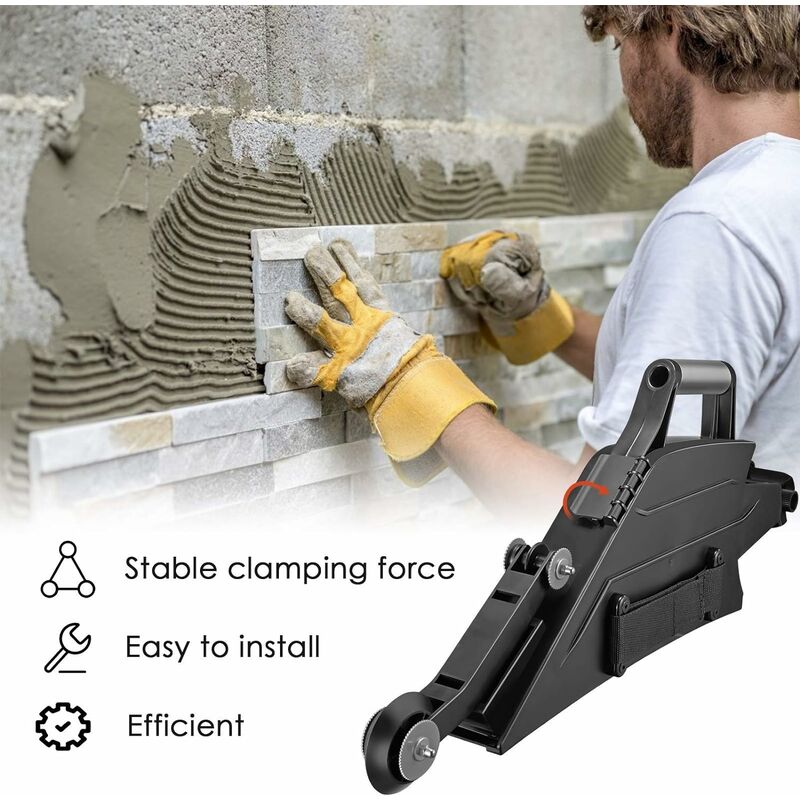 Banjo Plaquiste avec Roue d'Angle Intérieure, Changement Rapide, Sangles Réglables, pour Joint Panneau de Gypse, Usage Droite/Gauche - 3