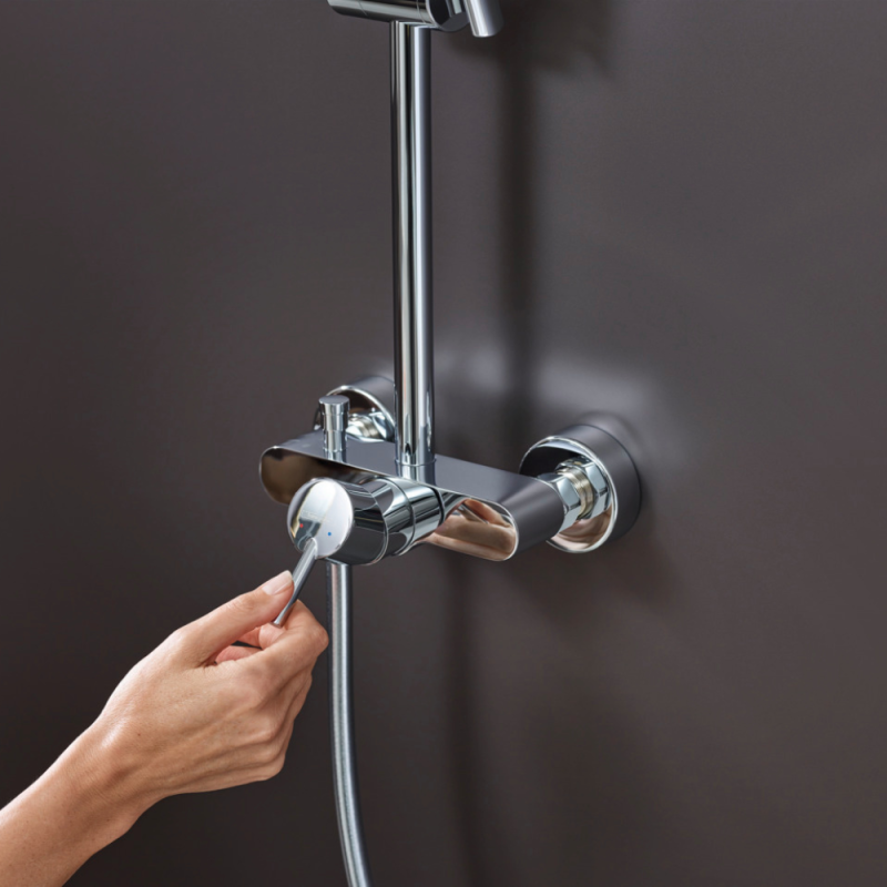Colonne de douche mécanique HANSGROHE Croma Select S 280 chromé - 4