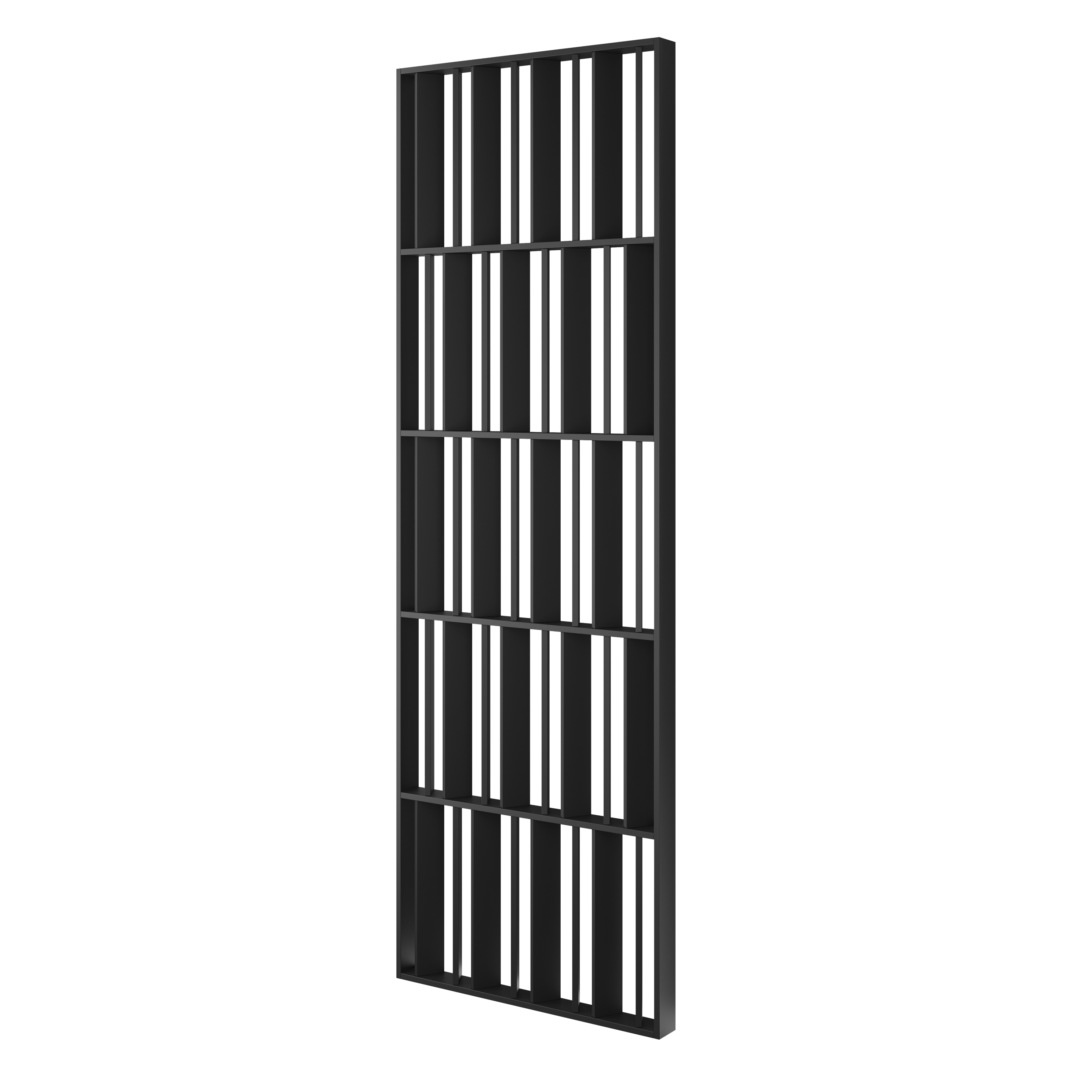 ŚCIANKA JAPANDI - CZARNY MAT - LAMELE3D 1400 mm
