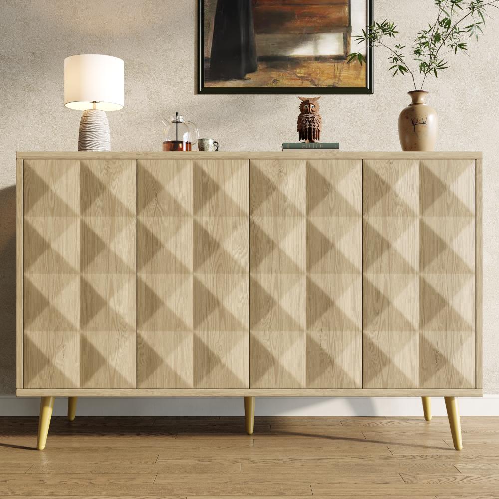 Szafa 120x35x78 cm z MDF z efektem drewna, reliefowy design, ciche drzwi, metalowe nóżki, zabezpieczenie przed przechyleniem