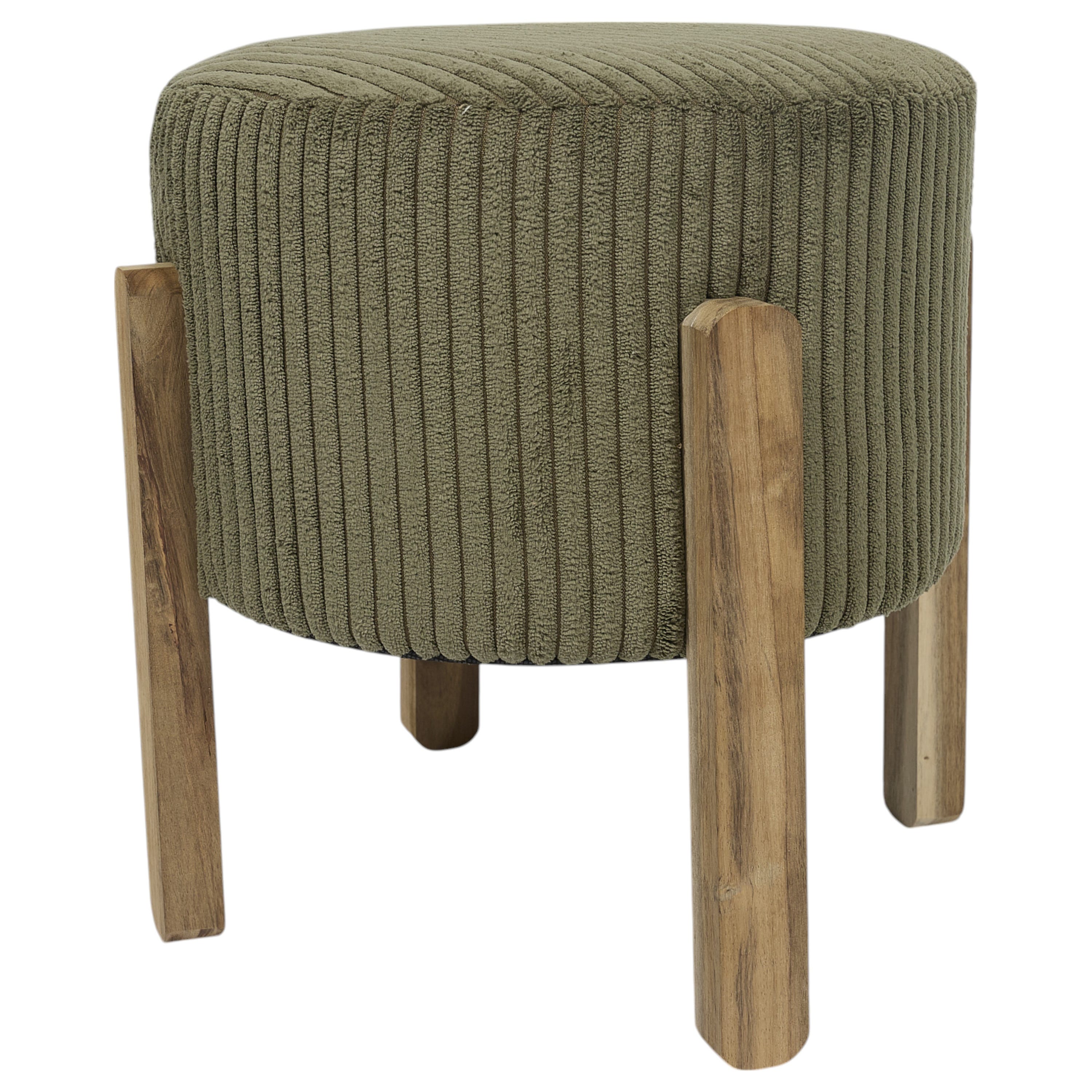 Everly Quinn Tabourets de coiffeuse en velours moelleux et moderne - Repose-pieds rond plissé Everly Quinn Tabourets de coiffeuse en velours moelleux et moderne - Repose-pieds rond plissé