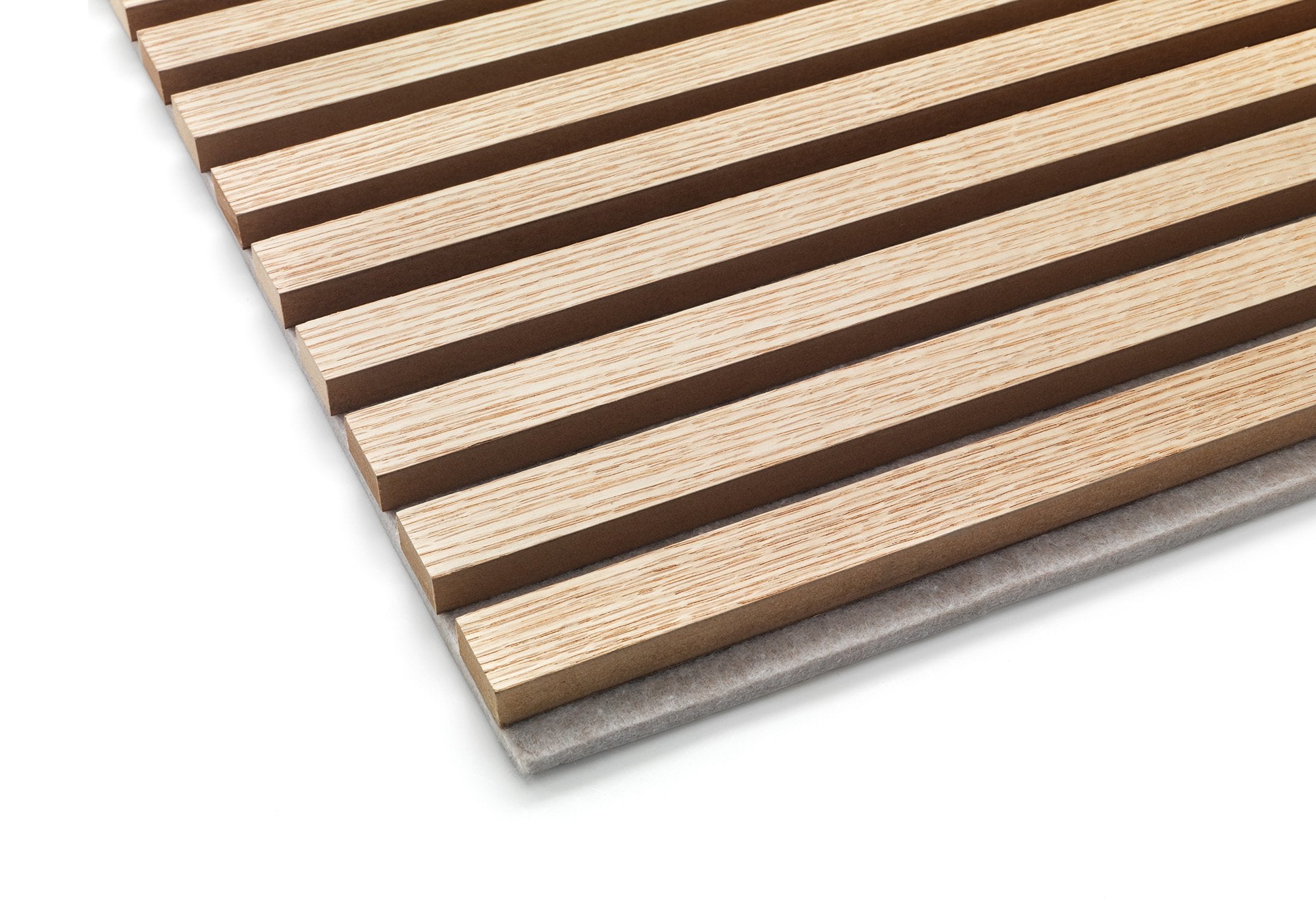 Échantillon Panneau Mural Acoustique en Bois - 20x20cm- Chêne Naturel