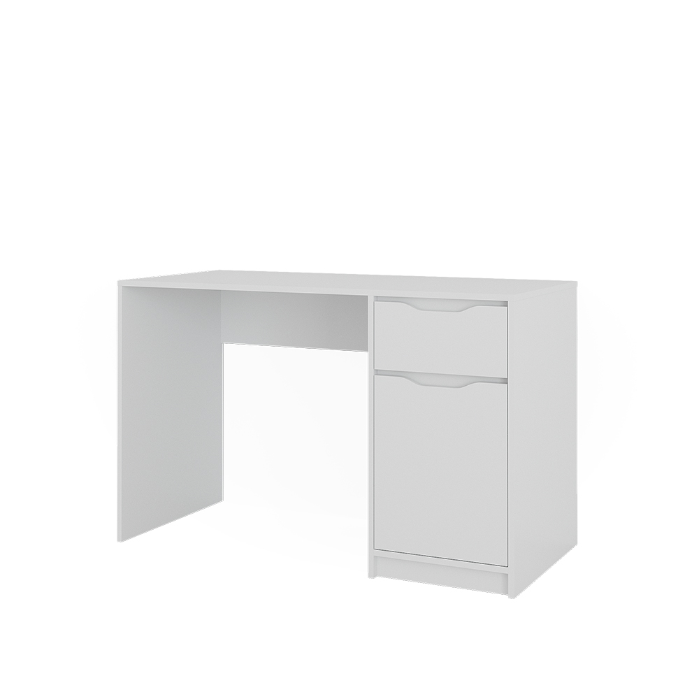 Vicco Biurko Ruben, Biały, 120 x 55 cm z szufladą
