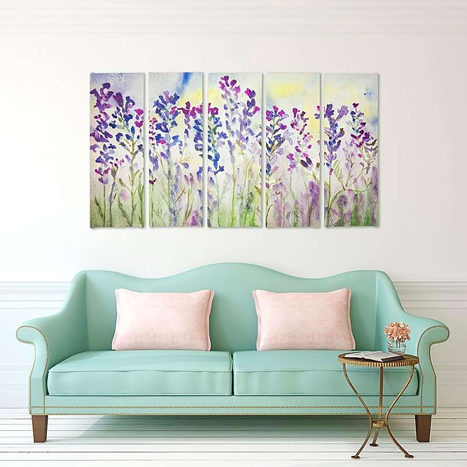 Tableau cloches pourpres - 300 x 140 cm - 5