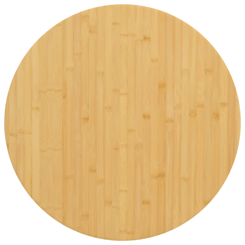 Maison exclusive - tablero de mesa de bambú ø70x4 cm