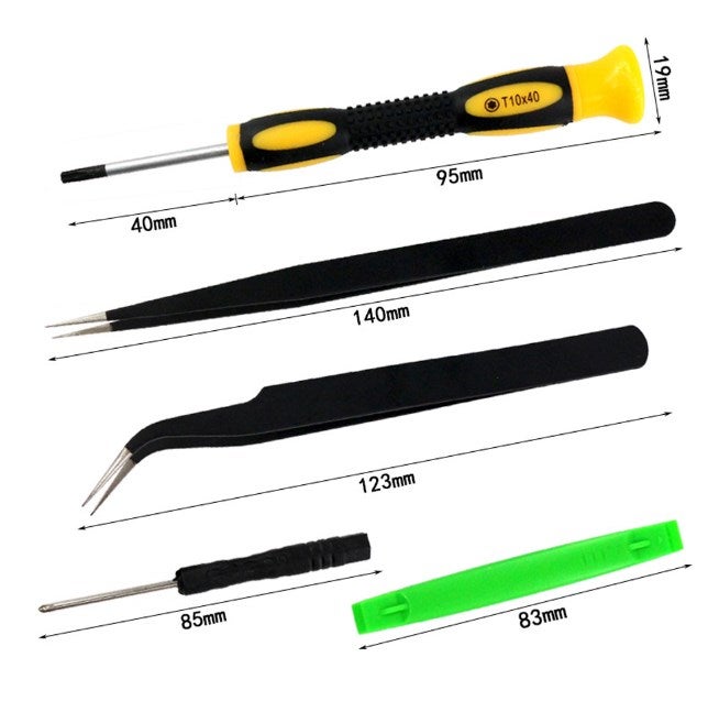 Jeu de tournevis Torx 12 en 1, tournevis magnétique T3 T4 T5 T6 T7 T8 T10 pour téléphone portable, Xbox, PS4, support annulaire pour ordinateur - 4