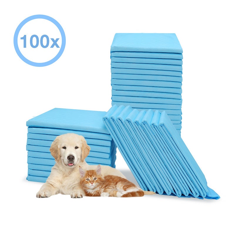 E-THOL Lot De 2 Tapis D'entraînement Pour Chien Et Chat | Extra Puissant | Imperméable Et Antidérapant | Lavable Et Réutilisable | Pour Chiots Et Animaux Domestiques (marron, 50 X 70 Cm