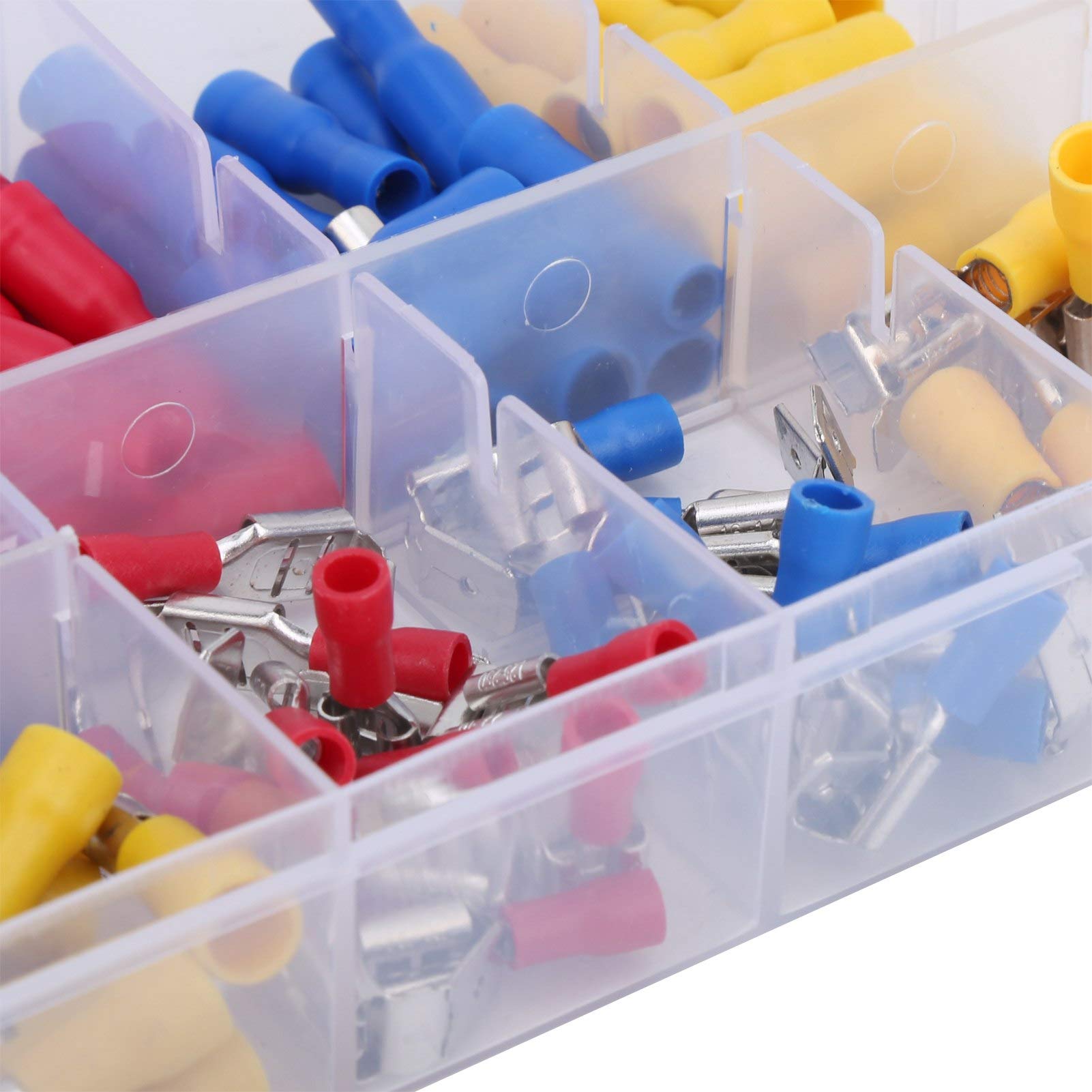236 pezzi set di terminali a crimpare, blocco connettore tubo isolante, accessori per collegamento cavi - 3