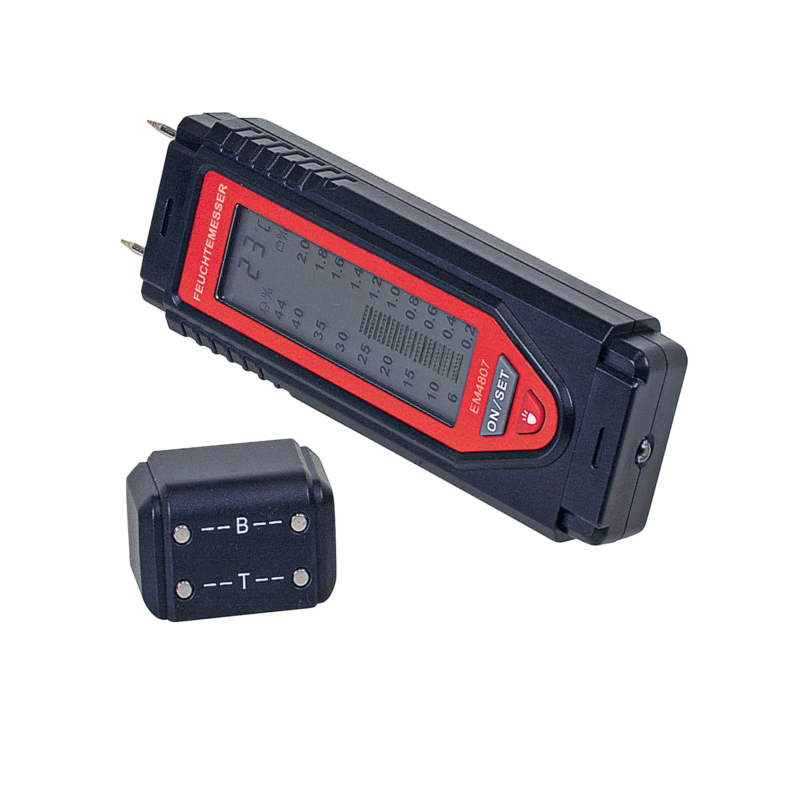 ROTHENBERGER Industrial RO Laser cyfrowy miernik wilgotności drewna, betonu, muru, wyświetlacz LED - 1500000797