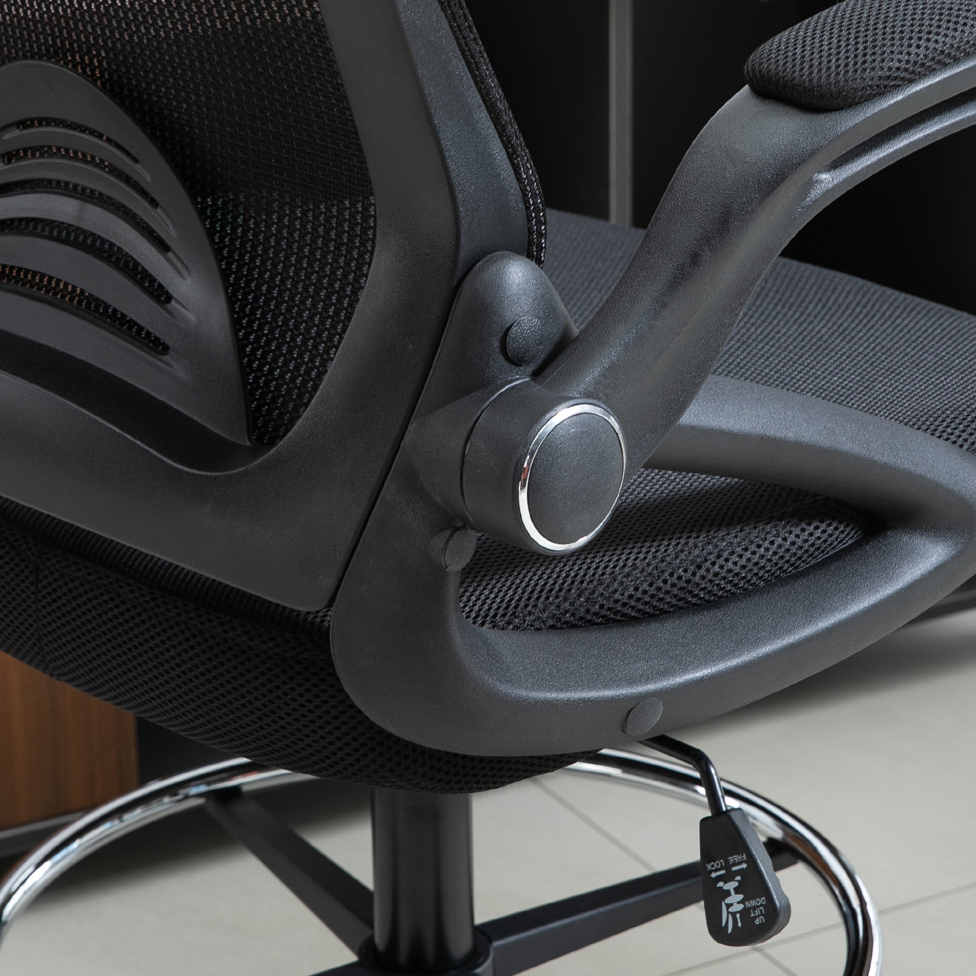 fauteuil de bureau Tissu Vinsetto - 8