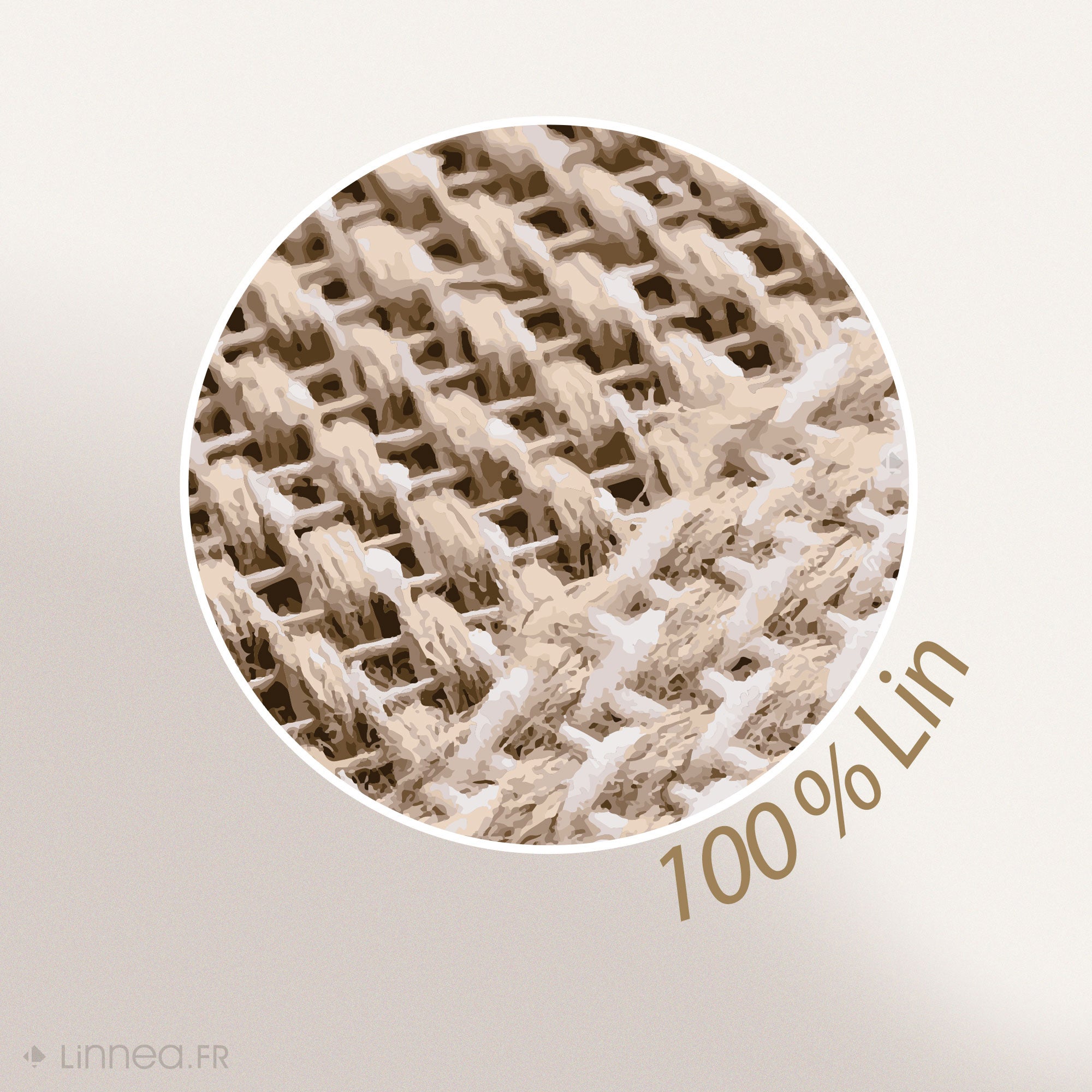 Taie d'oreiller uni 65X65 cm lin lavé froissé SONATE jaune Curry - 5