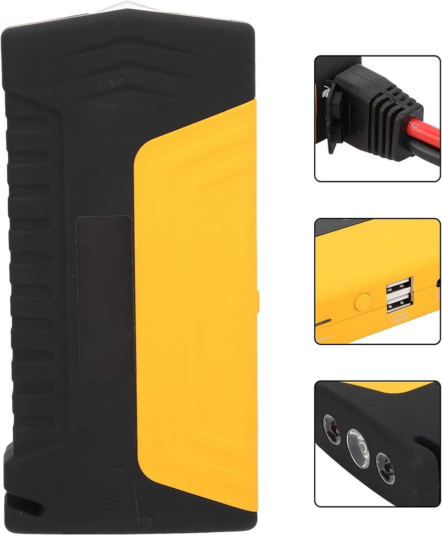 JUMP STARTER 50800 mAH AVVIATORE PER AUTO BATTERIA DI EMERGENZA CARICABATTERIA POWER BANK - 4