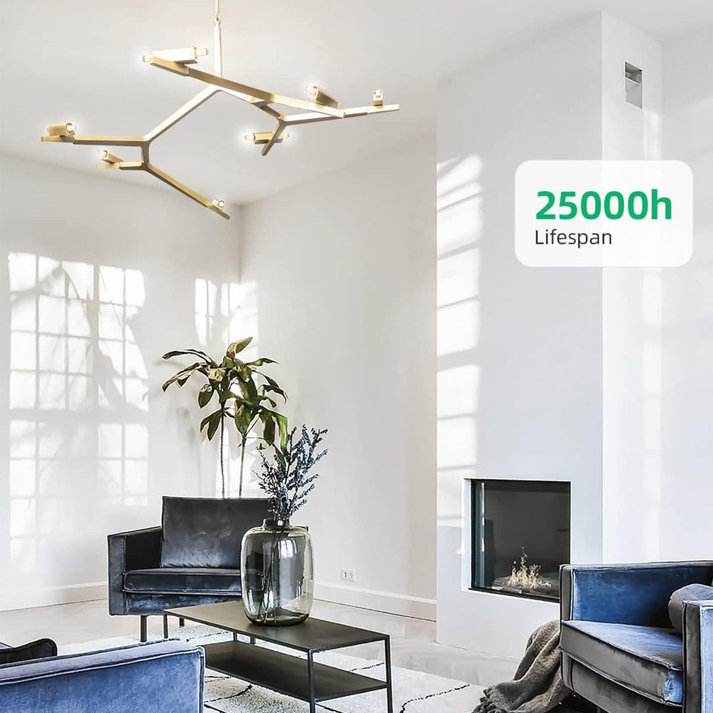 IOOMVOL Lot de 6 ampoules LED G9 3W, équivalent à un halogène de 30W, blanc froid 6000K 380LM, pour chambre à coucher, salon, cuisine, jardin - 4