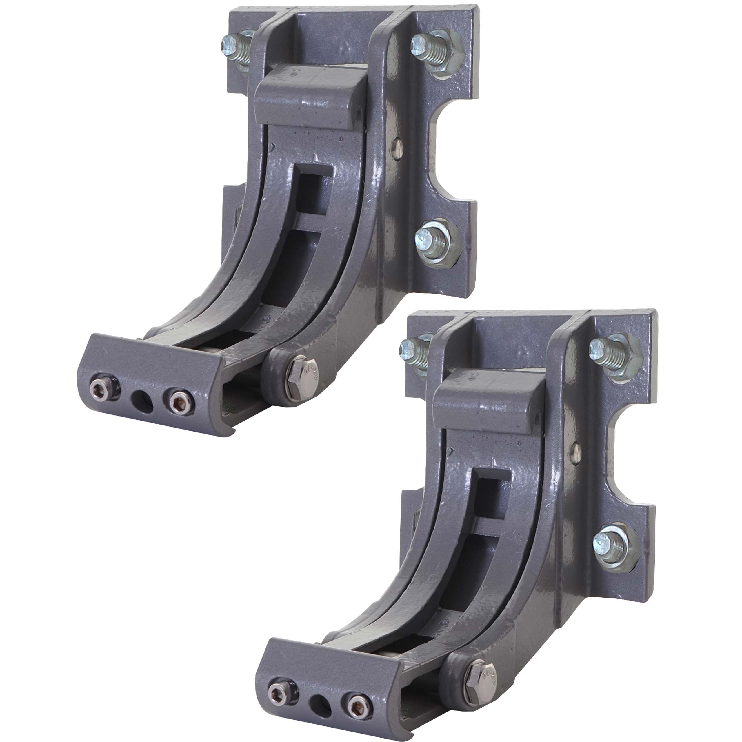 Zestaw 2 uchwytów ściennych do markizy T122, T123, adapter do montażu ściennego uchwytu ściennego ~ szary