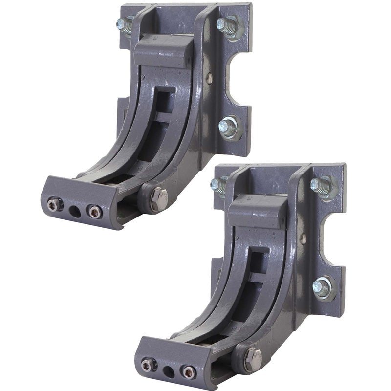 Zestaw 2 uchwytów ściennych do markizy T122, T123, adapter do montażu ściennego uchwytu ściennego ~ szary